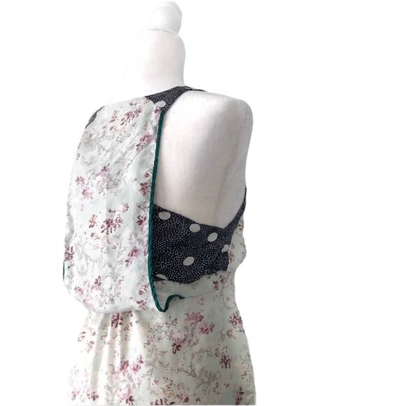 Lerario Beatriz Ditsy Floral Silk Dress Size 8 Lagenlook Summer - Picture 4 of 7